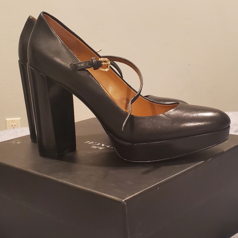 Coach platform shoes